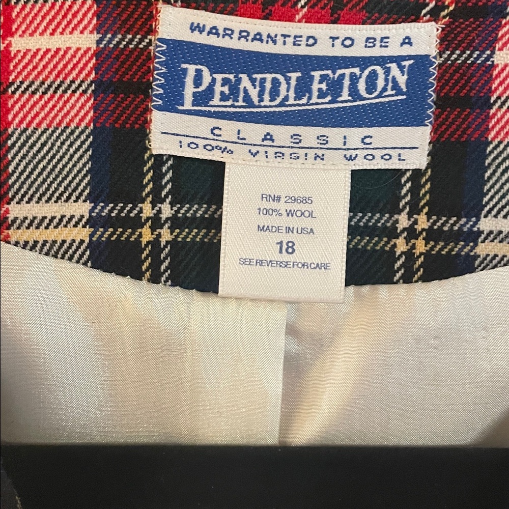 Pendleton Women's Double-Breasted Plaid Blazer - … - image 2